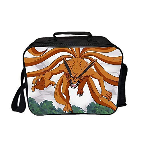 Qushy Naruto Lunch Box Lunch Bag Kid Fashion (D) Amazon.in Toys & Games