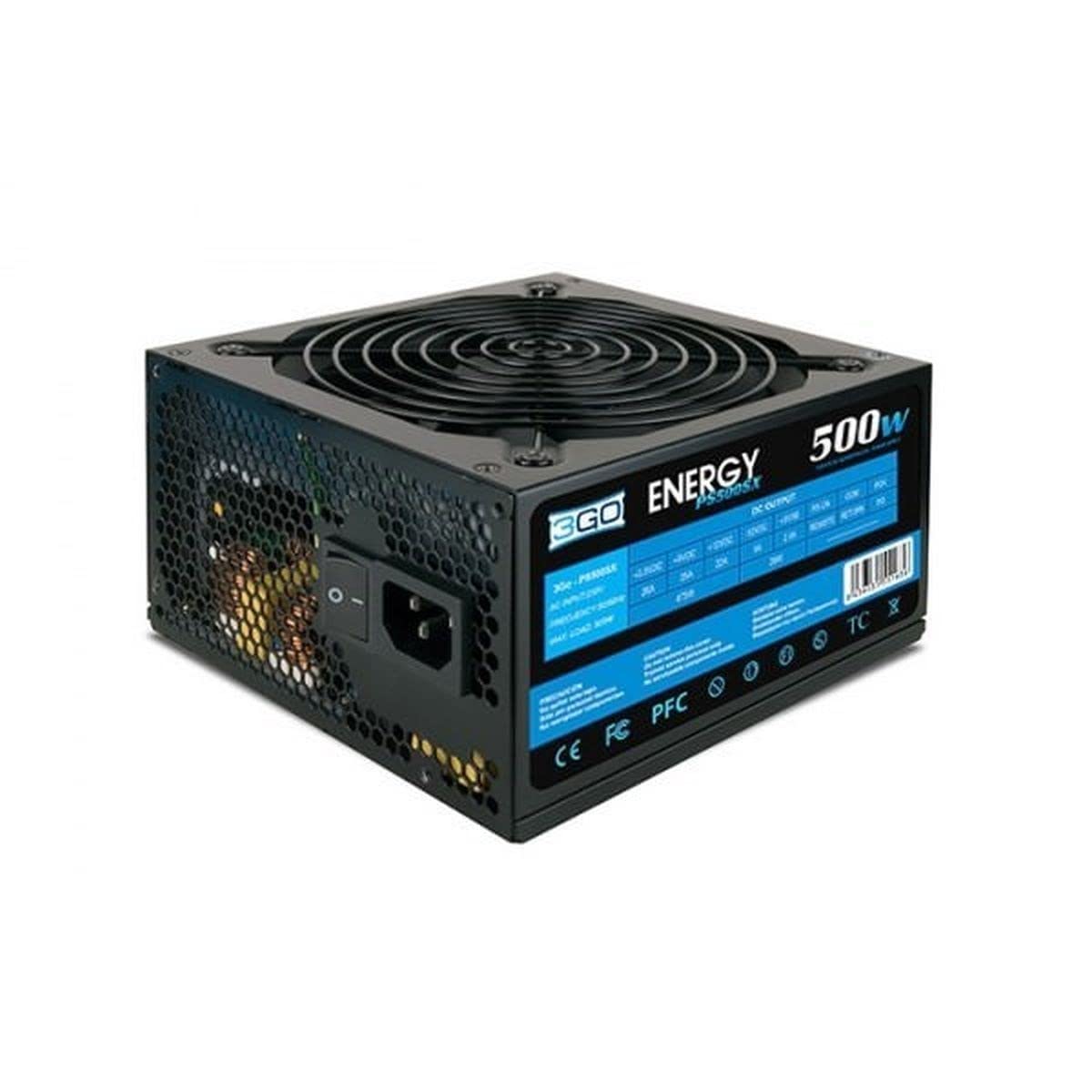 Fuente de Alimentación 3GO PS500SX ATX 500W mate