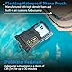 Pelican Marine – IP68 wasserdichte Handyhülle (XL-Größe) – schwimmende wasserdichte Handyhülle – iPhone 15 Pro Max/ 14 Pro Max/ 13 Pro Max/ 12/ S23 Ultra/Pixel 8 – abnehmbares Umhängeband –