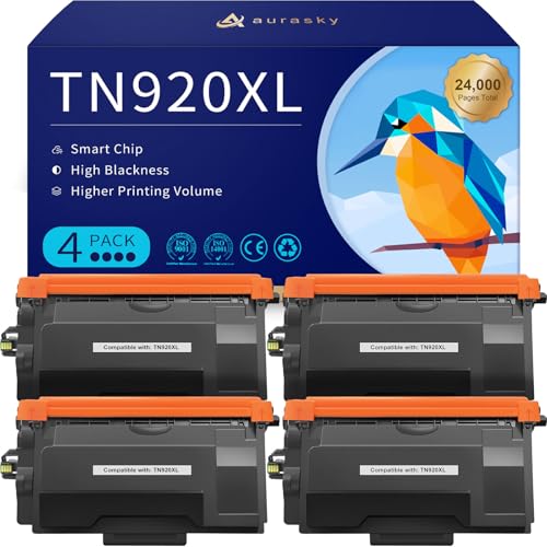 Image of TN920XL TN920 Toner Cartridge HL-L6210DW HL-L5210DW Replacement for TN 920 920XL TN920XXL TN920UXXL TN-920XL for MFC-L5915DW HL-L6210DWT L5210DN L5215DW Printer High Yield (with Chip)