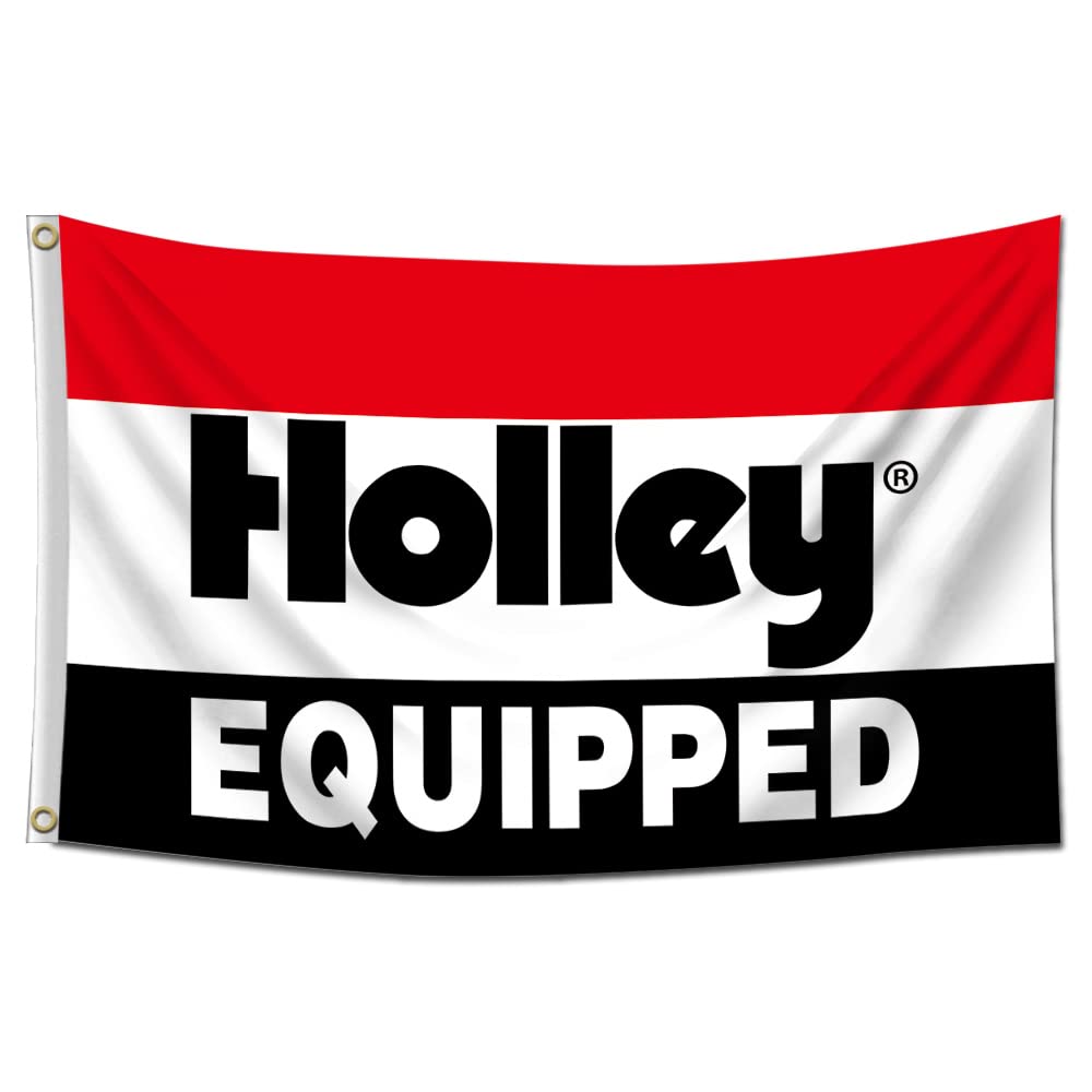 Bandera original de Holley de 3x5 pies con acabados de alta resistencia