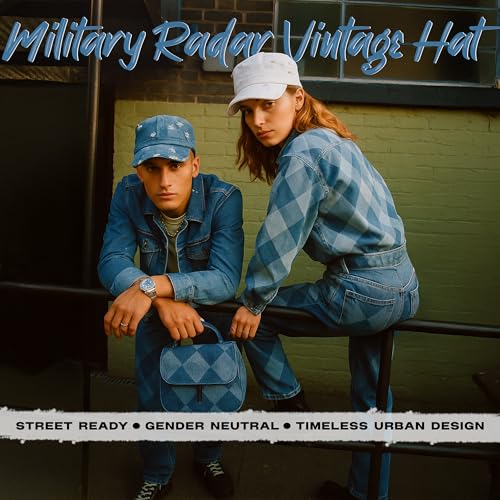 Image of Funky Junque Newsboy Hat for Women - Distressed Cadet Cap, Army Military Style Vintage Baseball Hat