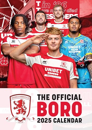 The Official Middlesbrough FC Calendar 2025