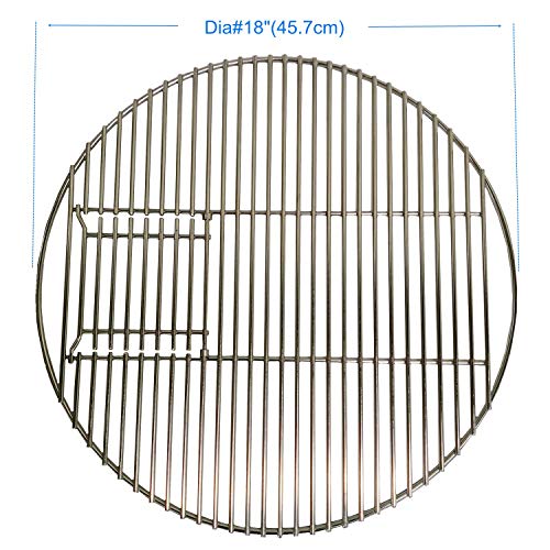 BBQSTAR Grill Grate 18inch Round Stainless Steel Cooking Grate for