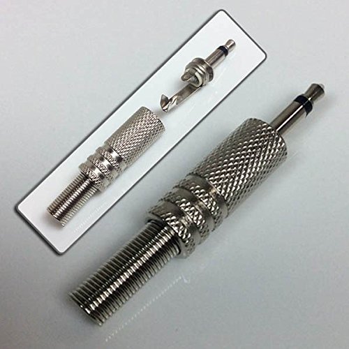 Conector de audio Jack 3.5mm TS Mono macho 5 unidades miniatura 3