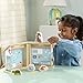 Fisher-Price Wooden On-The-Go Pet Animal Hospital With 6 Play Pieces For Preschool Kids
