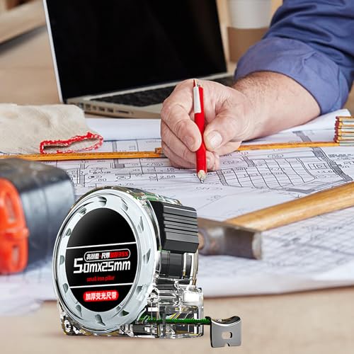 Cinta métrica retráctil con gancho magnético miniatura 4