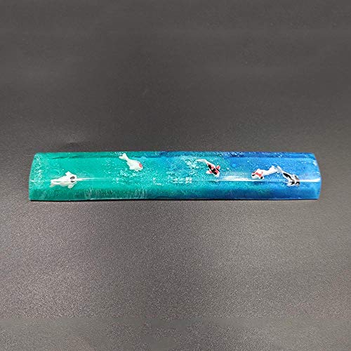Teclado Mecánico Spacebar Resina Turquesa Cherry MX miniatura 2