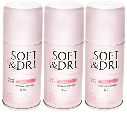 Soft & Dri Womens Soft scent Antiperspirant 3.5 fl oz/ 102g (Pack of 3)