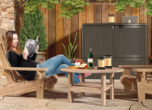 Suncast Vdb19500wsd Backyard Oasis de Stockage et Divertissants Station, Blanc, Java, 4 x 2 1/2 — vue 3