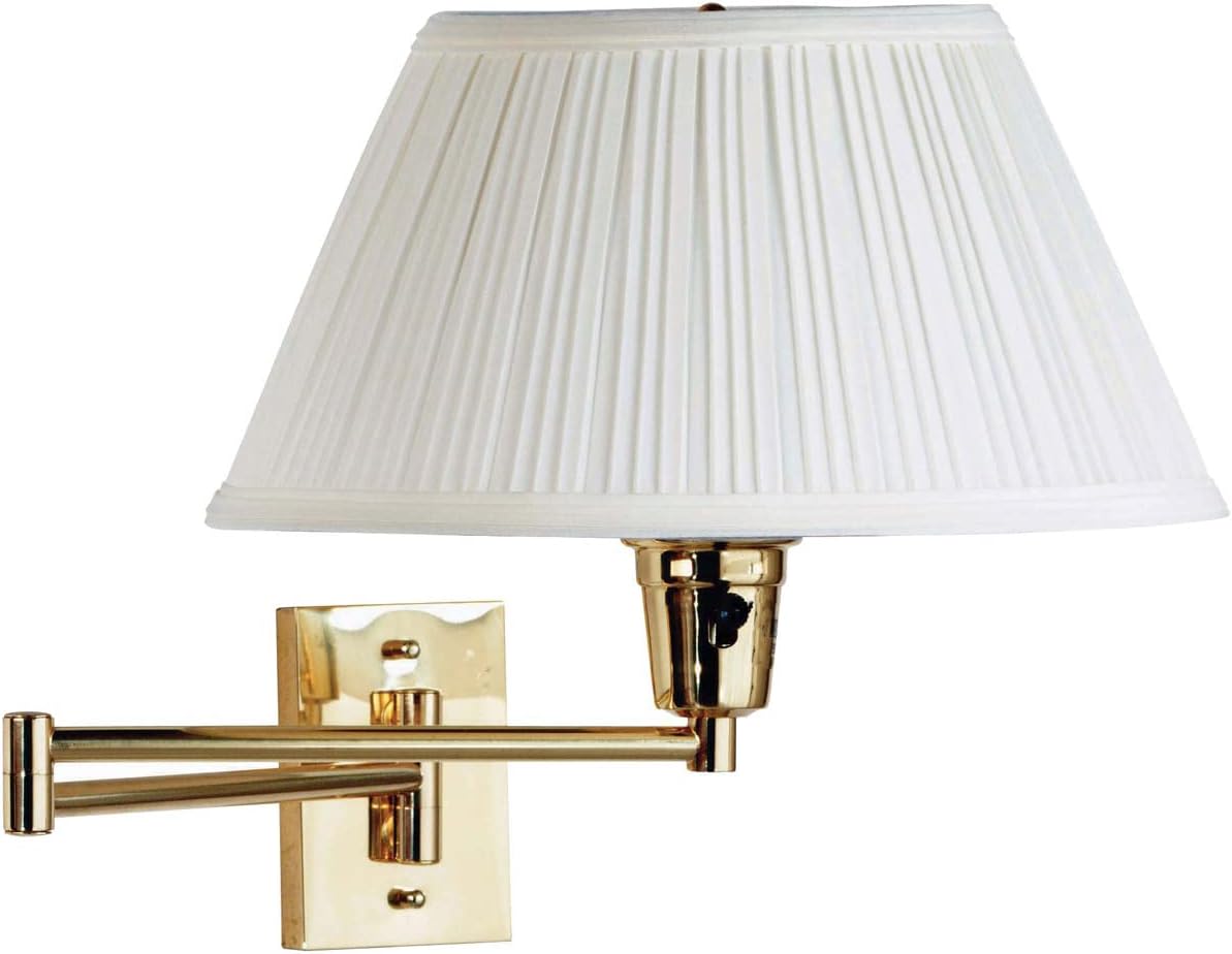 Kenroy Home 30100PBES-1 Element Wall Swing Arms, Medium, Polished Brass