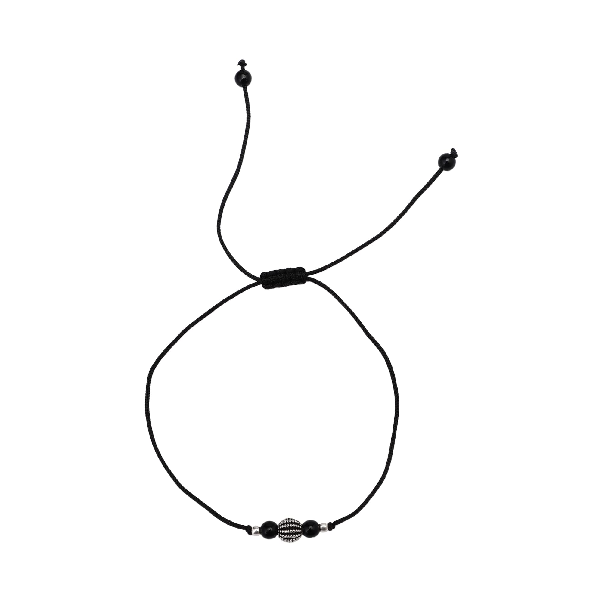DHRUVS COLLECTION EXCLUSIVE 925 Pure Silver Black Threaded Adjustable Anklet For Women and Girls - Single Piece (B0BFXHVH24) Amazon Price History, Amazon Price Tracker