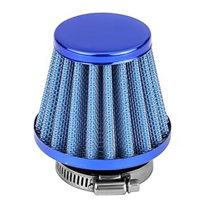 Kit d’admission d’admission de filtre à air de 38mm pour la plupart des mini-motos de moto de motocross (Blue)