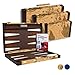 Get The Games Out Top Backgammon Set - Classic Board Game Case - Best Strategy & Tip Guide - Available in Small, Medium and Large Sizes (Map, Medium)