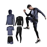 Resistente e Durevole: Il nostro set sportivo è realizzato con materiali resistenti che sopportano lo stress di un allenamento intenso. I pantaloni e pantaloncini a compressione offrono supporto e migliorano le prestazioni muscolari in modo da poter ottenere il massimo da ogni allenamento.