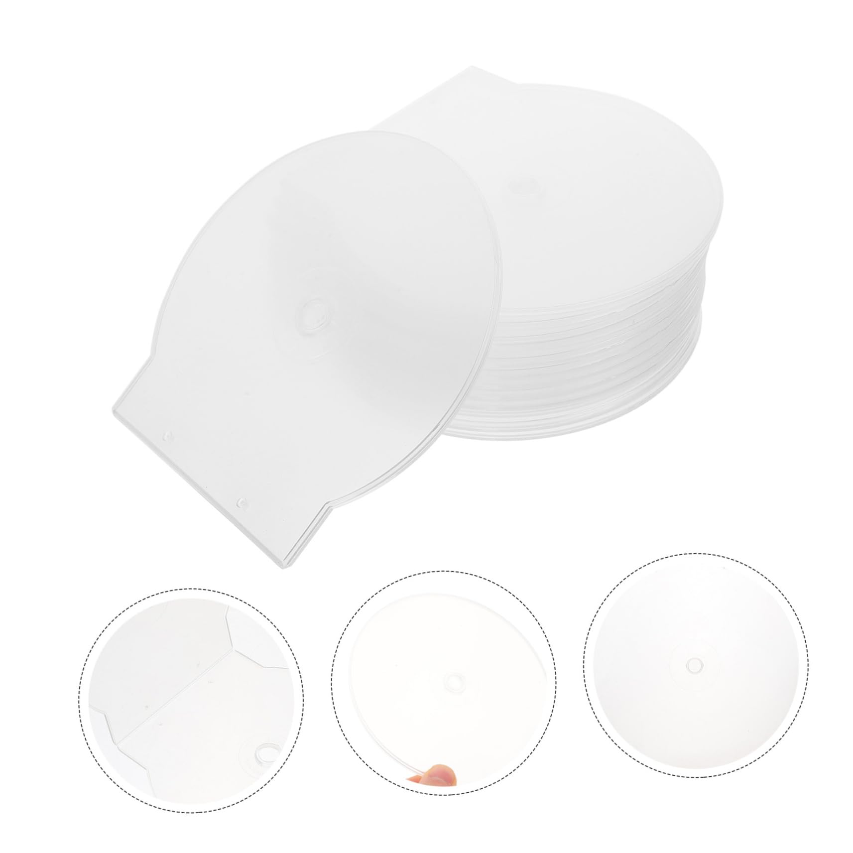 MAGICLULU Porta CD Rigido Spesso da 50 Pz Design Minimalista per Archiviazione e Trasporto Dischi