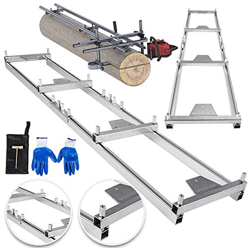 Sisenny 36 Inch Chain Saw Portable Chainsaw Mill Planking Milling Milling Guide Bar Rack 1803010 cm Chainsaw