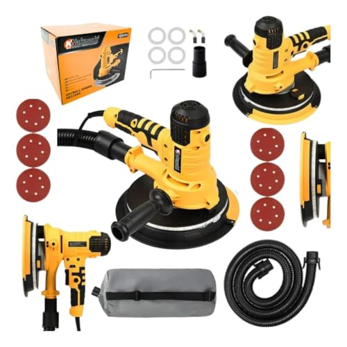 Lixadeira Elétrica para Parede 1000W com LED e Sucção de Poeira D...