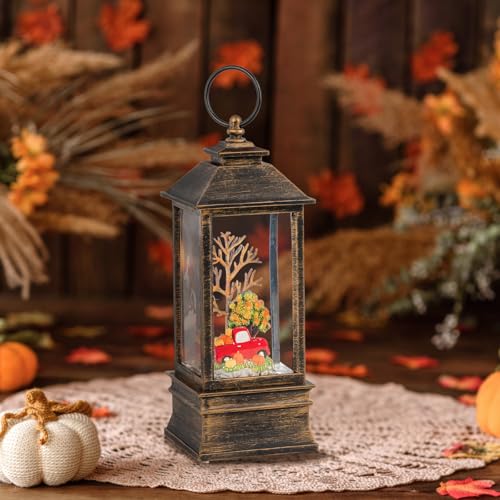 Kirschblüte B0D66NZ2C7 9 Inch Red Truck Snow Globe Lights thumb #5