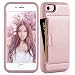 iphone 8 Wallet Case , iphone 8 / 7 Case, ZVE iphone 7 / 8 case with Credit Card Holder Case Ultra Protective hybrid Shockproof Leather Wallet Case For Apple iPhone 7 / iPhone 8 2017 (Rose Gold)