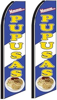 Pupusas Swooper Flag- Pack of 2