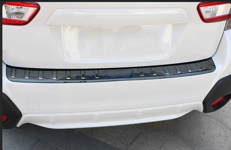 Hugeek Protection De Pare-chocs Arrière Pour Subaru 2015-2019 Outback Accessoires De Voiture En Plastique ABS Noir Mat Résistant Protections D'entrée De Porte De Coffre