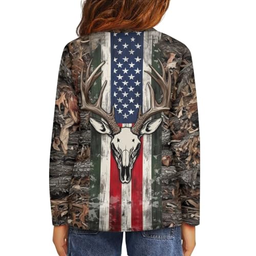 Image of Uourmeti Long Sleeve Tops for Boys Graphic T Shirts Teen Girls Active Pullover Tees
