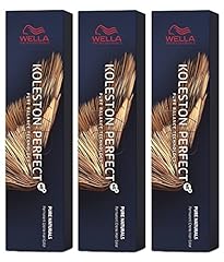 Wella Professionals Wella Koleston Perfect ME KP Rich Naturals 6/1, biondo scuro, cenere, confezione da 3