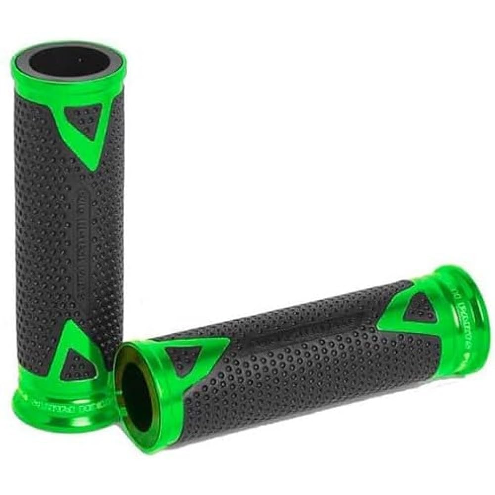 Puig Green Radikal Grips 123mm Length for 22mm Handlebars Universal
