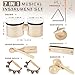 Vanplay Kids Drum Set - Toys for 2 3 Year Old Boy Gifts, Musical Instruments for Toddler 2-4, Birthday Gifts for 3 4 Year Old Girls, Wooden Montessori with Bongo Drum for Kids Age 2 3 4 5 6