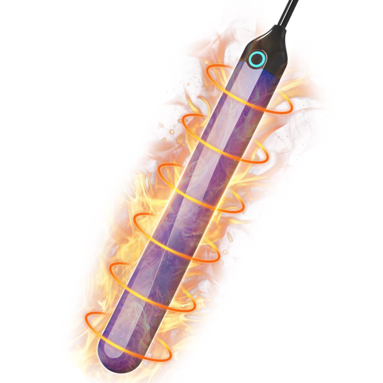 SXOVO Stelo riscaldante elettrico per sex toy e masturbatori elettrici - Riscaldamento rapido, controllo automatico della temperatura con ricarica USB. Ideale per uomini, donne e coppie