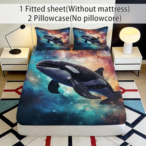 Drap-housse d'exception doux en microfibre Snowflake Wonderland 90x200