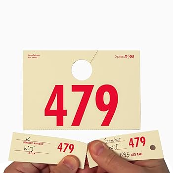 Amazon.com : SmartSign 1000-Pack Vehicle Service Hang Tags, 6