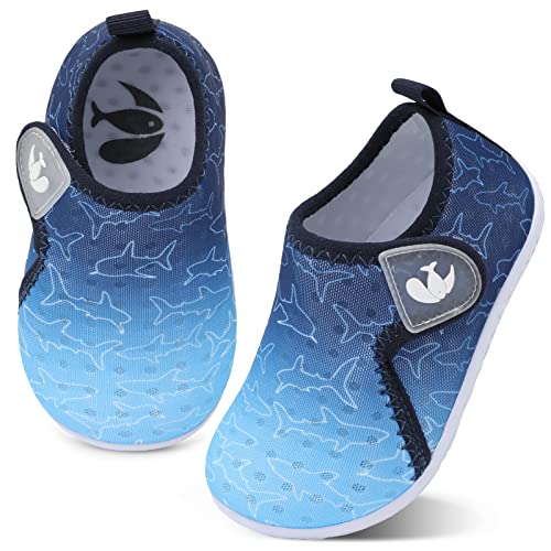 Image of FEETCITY Boys Girls Water Shoes Kids Aqua Socks Quick Dry Barefoot for Beach Swimming Pool