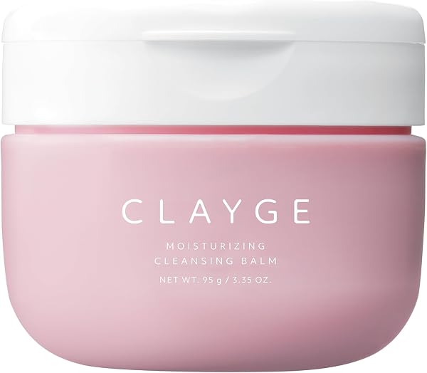 CLAYGE クレージュ モイスチャライジング クレンジングバーム 95g メイク落とし 保湿ケア 毛穴ケア ピンク しっとり - 1