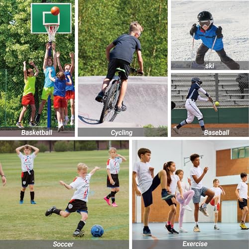 Youth Boy Compression Shorts Sports, Kids Performance Spandex Athletic Running Underwear Football Basketball4