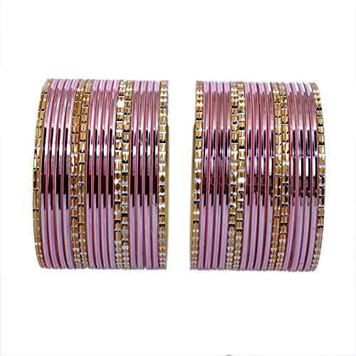 Base Metal Cutting Plane Bangles Set Pack Of 36 Bangles Set