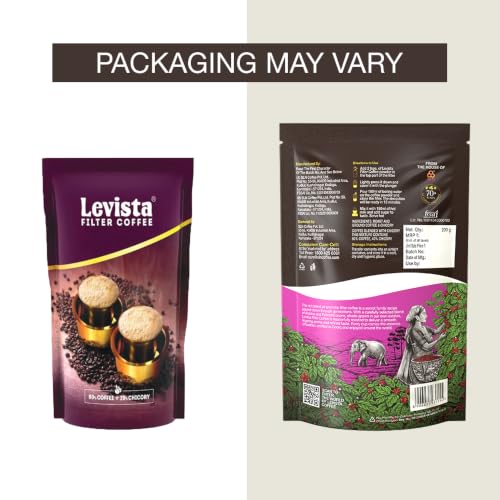 Image of LEVISTA FILTER COFFEE 80:20-200 GM POUCH