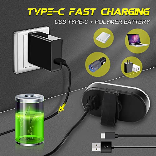 Teguangmei Bike Tail Light, Super Bright Cyclist Safety Led Warning Bike Flashlight, 7 Colors 14 Modes Rgb Skateboard Light, Bicycle Rear Light Rechargeable & Waterproof, For Scooter Light Accessories #TOP6