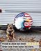 Spare Tire Cover, Wheel Cover with American Flag Eagle Waterproof Dust-Proof for Jeep, Trailer, RV, SUV and Camper Van (16 Inch)