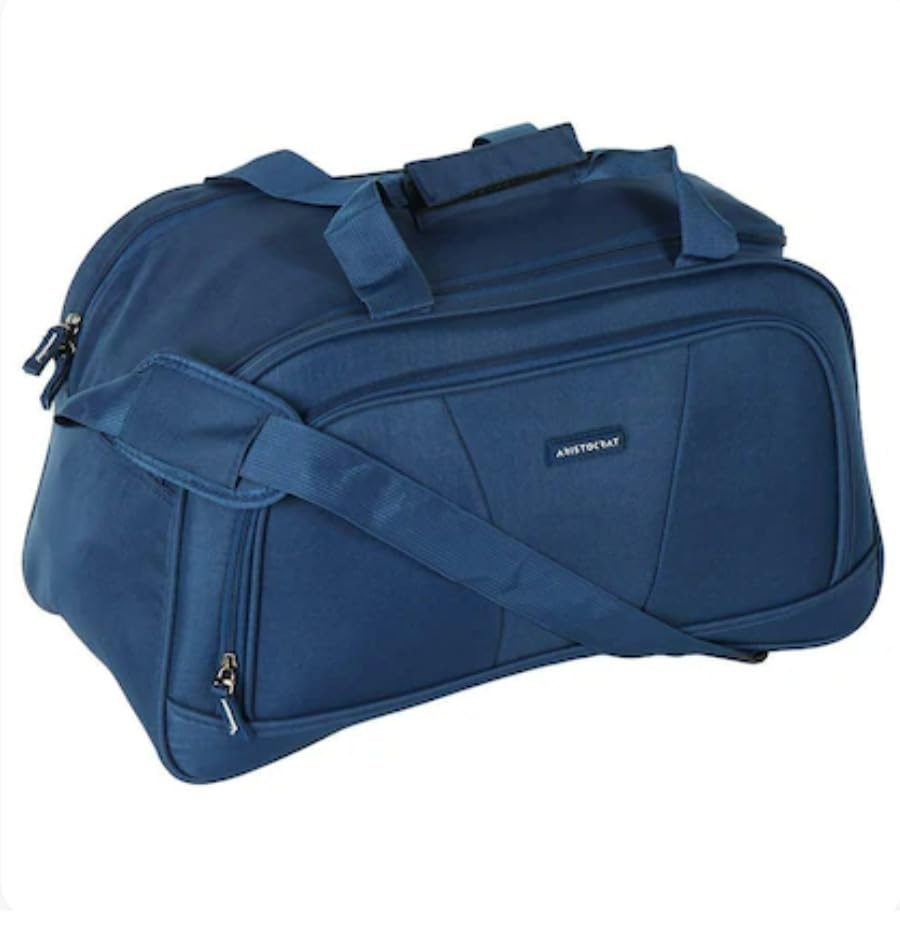 Aristocrat Uphar 52 cm Polyester Duffle Travel Bag with Gift Box, Unisex, (Blue)-image-17