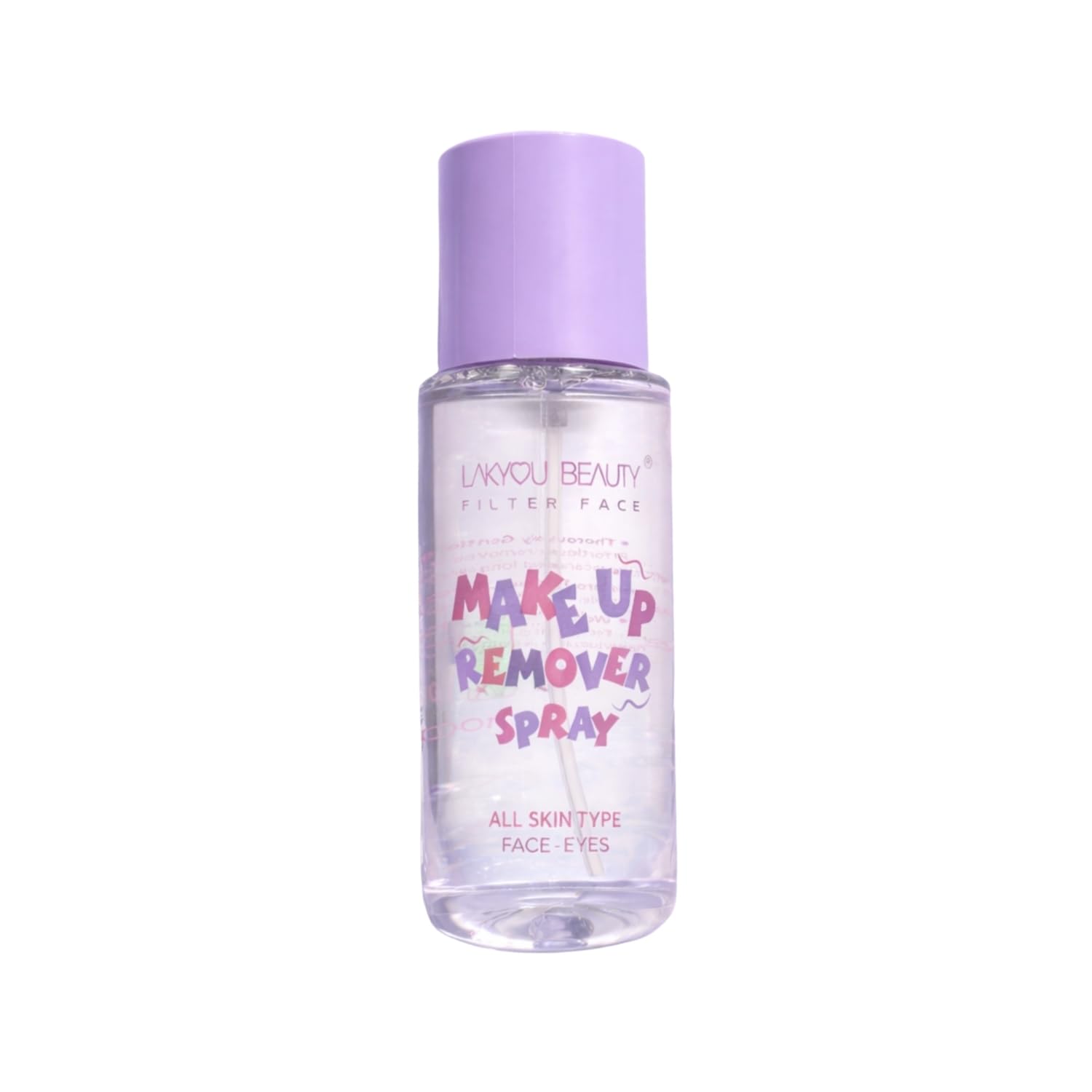 Lakyou Beauty Makeup Remover Spray, Micellar Water Cleanses Instantly Wash Off, Smooth and Gentle Makeup Remove, 100ml-image-12