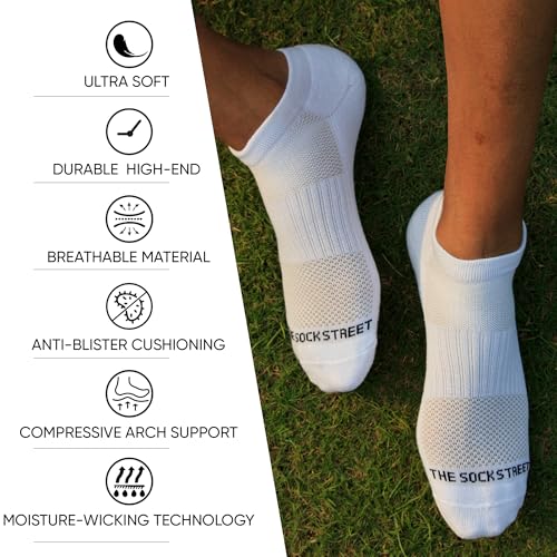No-Show Socks Men: Running & Compression - Low Cut & Ankle Support Socks for Men4