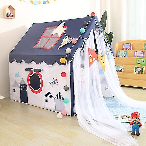 Gurukrupa International®, Kids Outdoor and Indoor Theme Castle Tent for Girls & Boys Medium Size Light Weight Kids Play Tent House for 3-13 Year Old Kids Girls and Boys. (B City)