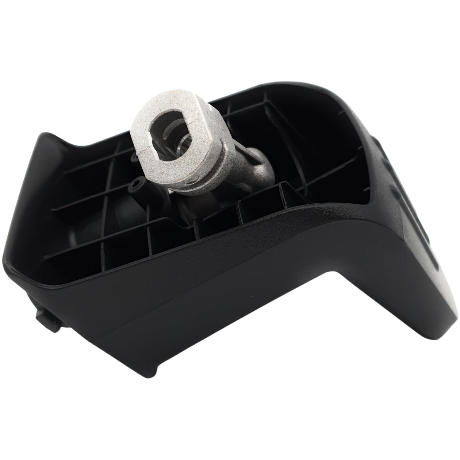 Pied arrière avec sortie haute pression à 90° (Quick-Connect) avec clip en U, compatible avec Kärcher K4/K5 Full Control et Power Control, article 4.100-775.0, noir, remplace 9.002-437.0