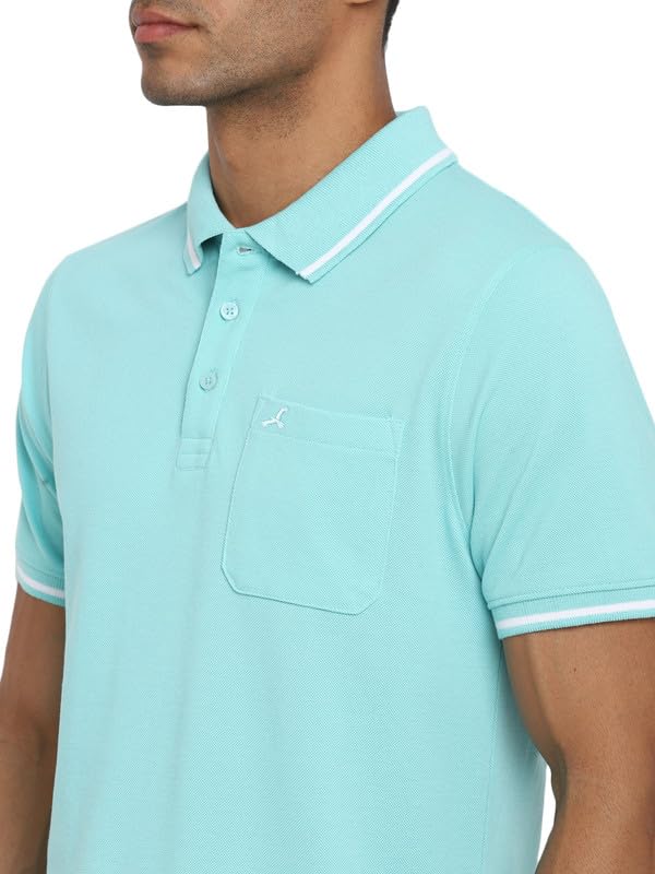 Image of AMERICAN CREW Men's Polo Collar T-Shirt with Pocket, Combo Pack of 2
