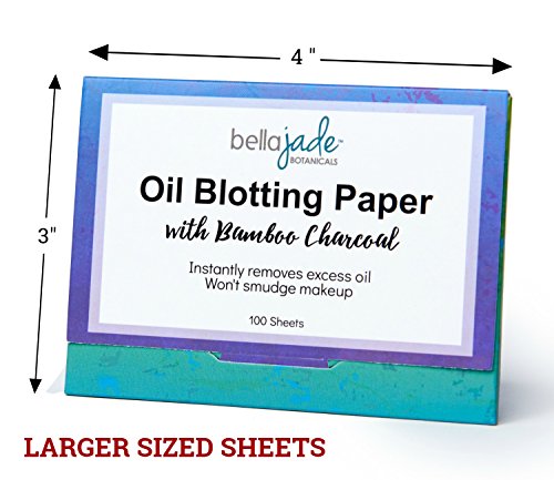 Oil-Blotting-Paper-Sheets--Instantly-Absorbs-Excess-Oil-and-Shine-from-Face-without-Smudging-Makeup--Large-size-200-Tissues--charcoal Oil Blotting Paper Sheets â Instantly Absorbs Excess Oil and Shine from Face without Smudging Makeup â Large size, 200 Tissues ⦠(charcoal)