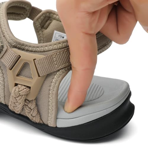 Image of UBFEN Womens Hiking Comfortable Sport Sandals Outdoor Walking | Casual Lightweight Water Sandals with Adjustable Straps Arch Support for All-day Wear, Beach, Vacation, Adventure, Camping