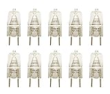 VSTAR® G8 120V 20W Halogen Light Bulbs,2700K,with G8 Base,Shorter<35mm(10 Pcs)