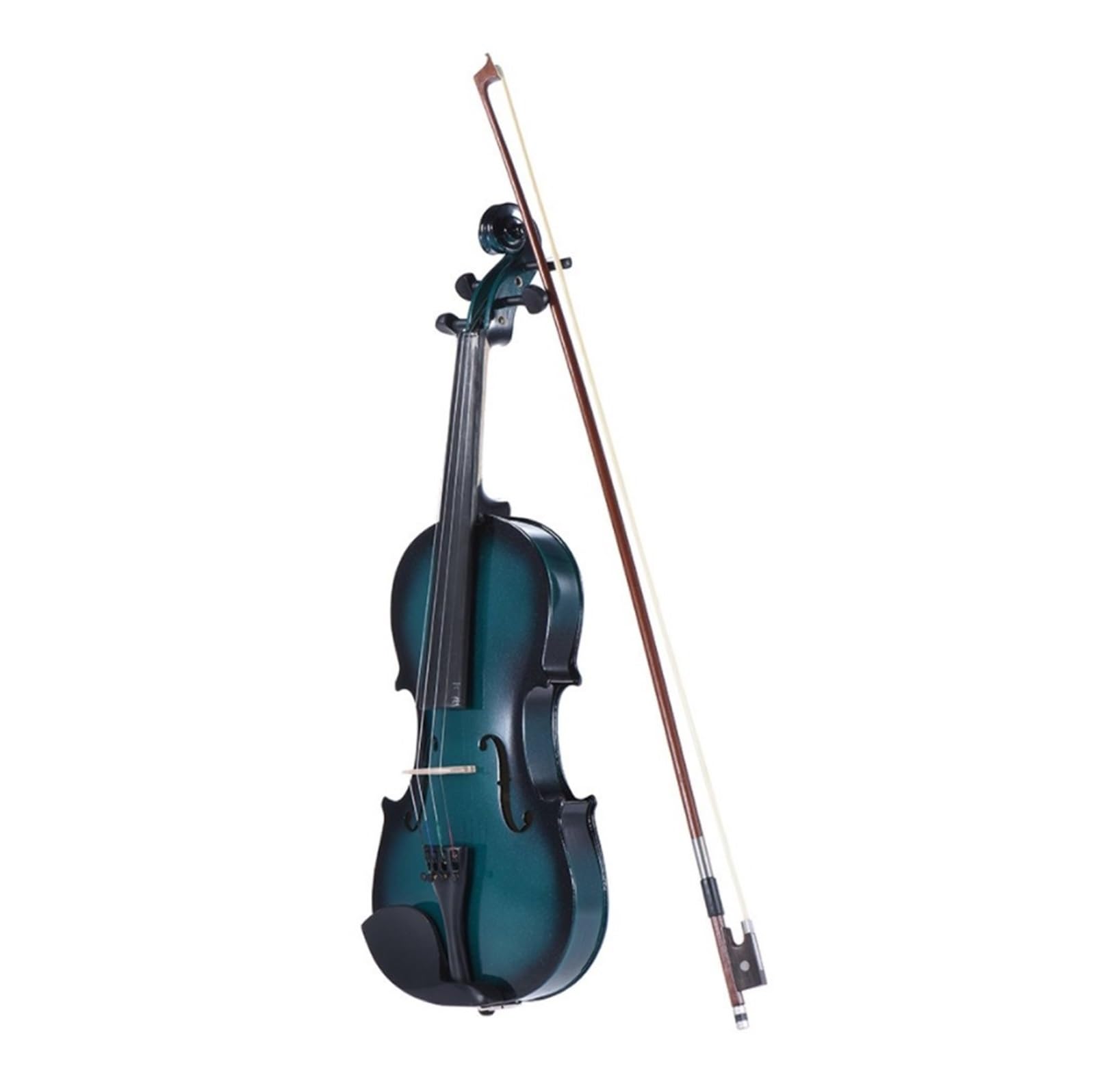 violín para adultos 4/4 3/4 1/2 1/4 1/8 Clavijas De Diapasón De Desplazamiento De Arce Para Violín Pieza Trasera De Aleación De Aluminio Con Caja De Violín Con Lazo Color Degradado ( Color : 1-4 )